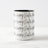 Pasen Gelukkig Pasen Tweekleurige Koffiemok (Center)