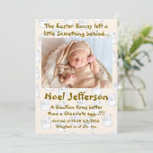 Pasen Genderneutraal Nieuwe Aankomst Aankondiging (Staand voorkant)