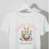 Pasen gepersonaliseerde meisjes T-shirt