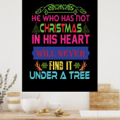Pasen geven hem die geen Kerstmis heeft Poster (Keuken)