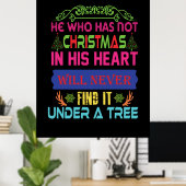 Pasen geven hem die geen Kerstmis heeft Poster (Thuiskantoor)