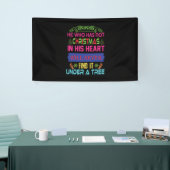 Pasen geven hem die geen Kerstmis heeft Spandoek (Beurs)