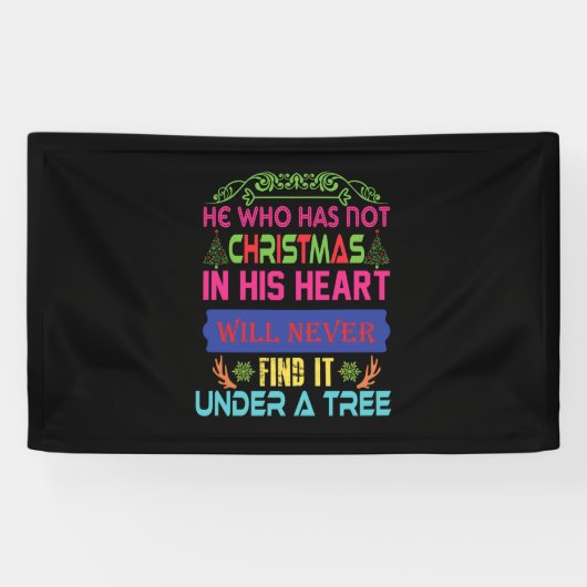 Pasen geven hem die geen Kerstmis heeft Spandoek (Horizontaal)