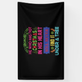 Pasen geven hem die geen Kerstmis heeft Spandoek (Verticaal)