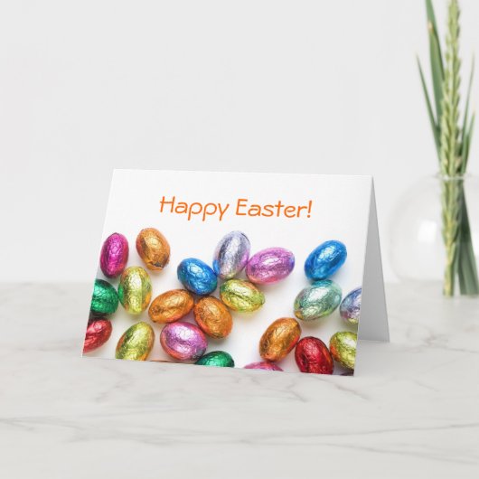 Pasen gevouwen kaart (Voorkant)