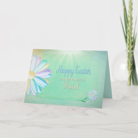 Pasen - Gingang Daisy - Speciale Vriend Feestdagen Kaart (Voorkant)