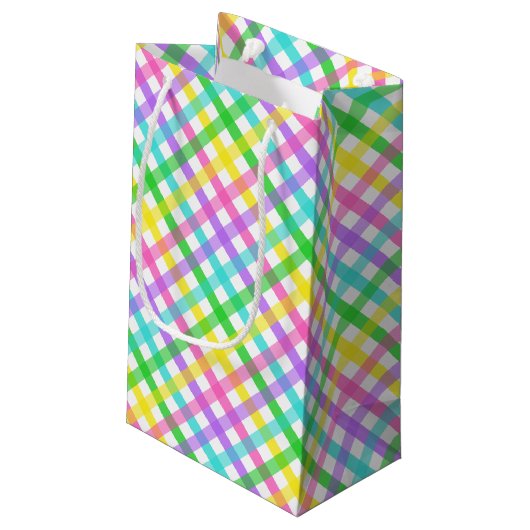 Pasen Gingham 8 Cadeautas (Achterkant Gekanteld)