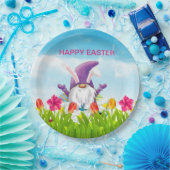 Pasen Gnome Napkins Papieren Bordje (Feest)