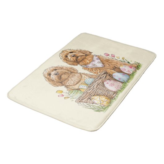 Pasen Goldendoodle Honden Badmat (Gekanteld)