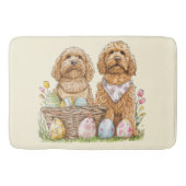 Pasen Goldendoodle Honden Badmat (Voorkant)