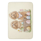 Pasen Goldendoodle Honden Badmat (Voorkant Verticaal)
