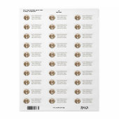 Pasen Goldendoodle Honden Etiket (Full Sheet)