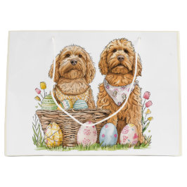 Pasen Goldendoodle Honden Groot Cadeauzakje