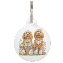 Pasen Goldendoodle Honden Huisdierpenning