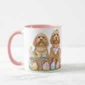 Pasen Goldendoodle Honden Mok (Links)