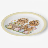 Pasen Goldendoodle Honden Papieren Bordje (Gekanteld)