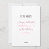 Pasen "gouden ei" Kaart (Achterkant)