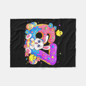 Pasen grappig 67 Six Seven Meme Schattig Konijn Me Fleece Deken (Voorkant (Horizontaal))