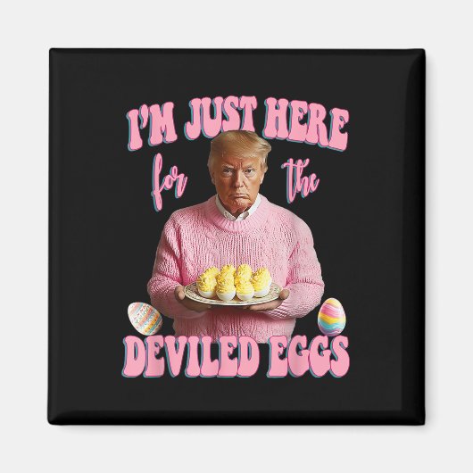 Pasen grappige Donald Trump is hier voor de Dev Magneet (Voorkant)