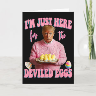 Pasen Grappige Trump Ik Ben Hier Zomaar Voor De Du Kaart