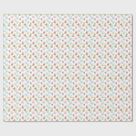 Pasen Gratie – Naadloos Pastel Konijn & Kruis Patt Cadeaupapier