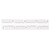 Pasen Gregorian Chant Whimsical Elegant katholiek Korte Tafelloper (Horizontaal)