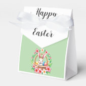 Pasen groet tropische kuiken en eieren bedankdoosjes (Voorkant Zijde)