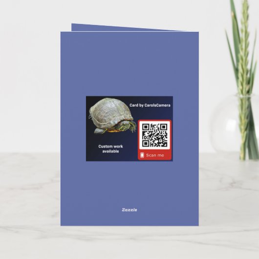 Pasen Groeten - Chionodoxa - Kaart (Achterkant)