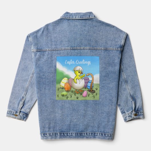 Pasen Groeten Denim Jacket (Achterkant)