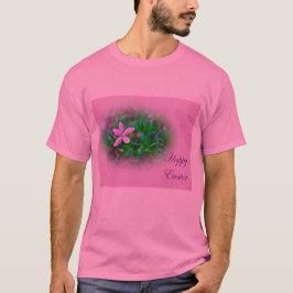 Pasen Groeten Deptford Roze Wilde Bloem T-shirt
