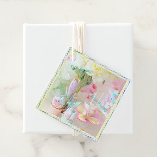 Pasen Groeten met Kant & Parels Gift Label (In situ)