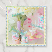 Pasen Groeten met Kant & Parels Gift Label (Voorkant)