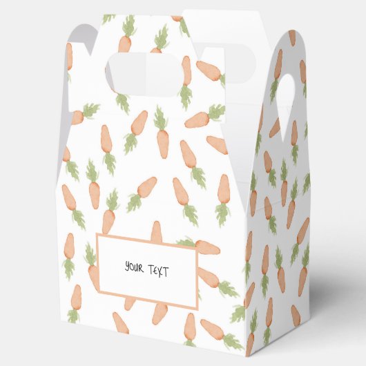 Pasen gunst worteldoos bedankdoosjes (Geopend)