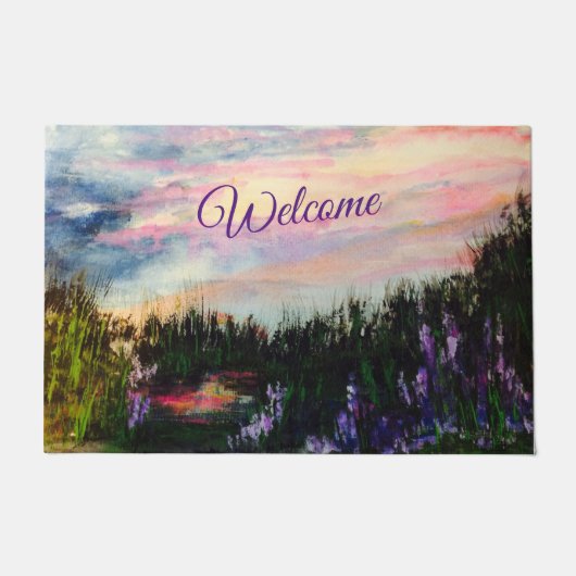 Pasen Hallelujah Doormat Deurmat (Voorkant)