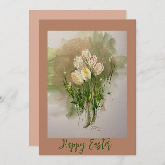 Pasen Hallelujah Flat Kaart (Voorkant / Achterkant)