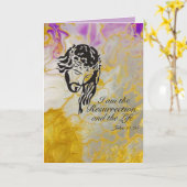 Pasen Hallelujah Kaart (Gele Bloem)