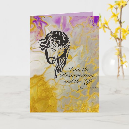 Pasen Hallelujah Kaart (Gele Bloem)