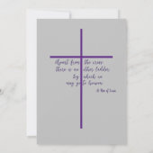 Pasen Hallelujah Notecard Bedankkaart (Achterkant)