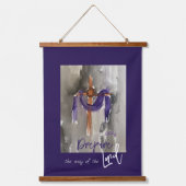 Pasen Hallelujah Notecard Hangend Wandkleed (Voorkant)