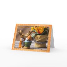 Pasen - Happy Paaster Bunny Couple