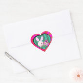 Pasen Hart Sticker (Envelop)