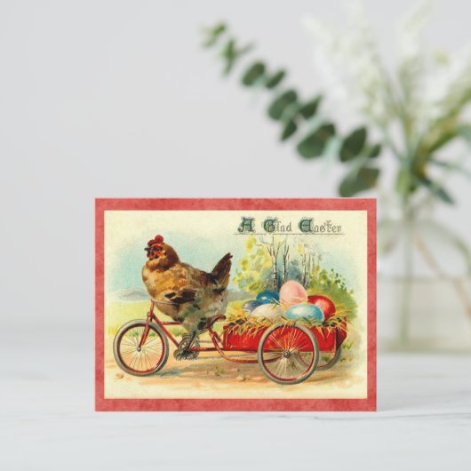 Pasen Hen Feestdagenkaart (Staand voorkant)