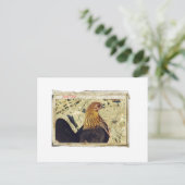 Pasen Hen Grunge - documenten Feestdagenkaart (Staand voorkant)