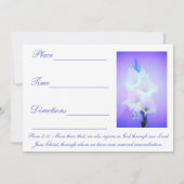 Pasen/Herurrectie Zondag uitnodigen Kaart (Achterkant)