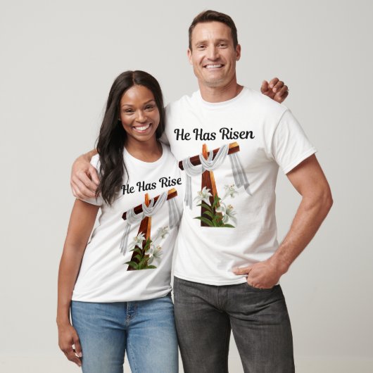 Pasen, hij is Christelijk T-shirt geworden (Unisex)