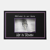 Pasen hij is een ruisportier deurmat (Voorkant)