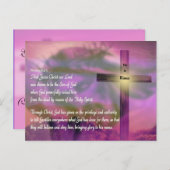 Pasen - Hij is gerezen - Religie Feestdagenkaart (Voorkant / Achterkant)