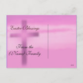 Pasen - Hij is gerezen - Religie Feestdagenkaart (Achterkant)