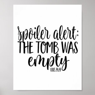 Pasen Hij Is Opgestaan Spoiler Alert Het Graf Was Poster
