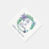 Pasen Hij is Religieus paashuis Aangepast Servet (Hoek)